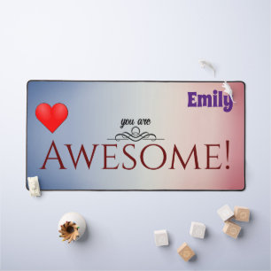 Custom Name Personalised Desk Mat