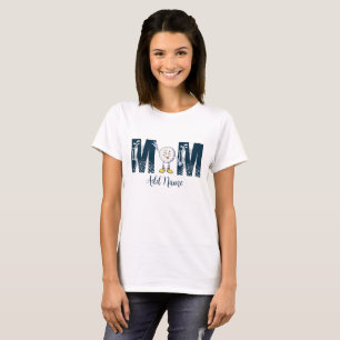 Custom Name Personalised Funny Golf Mum T-Shirt