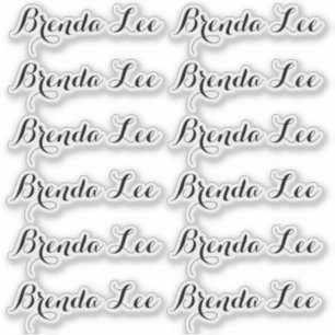 CUSTOM NAME — Personalised Name Labels Stickers