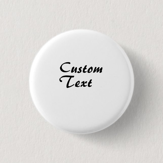 Custom Name Personalised Text   3 Cm Round Badge (Front)