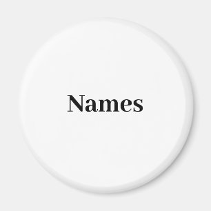 Custom Name Personalised Text Magnet