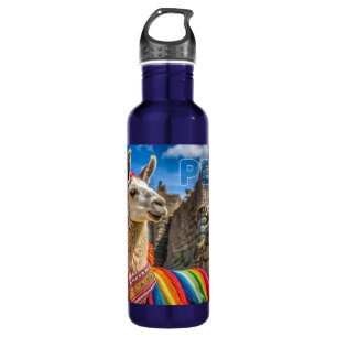 Custom Name Peru Llama 710 Ml Water Bottle