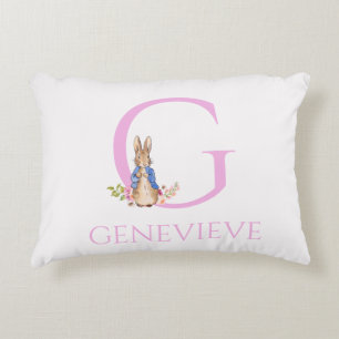 Custom Name Peter the Rabbit Decorative Cushion