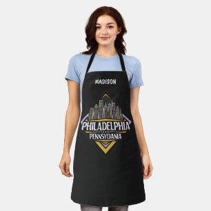 Custom Name Philadelphia Pennsylvania Apron