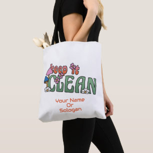 Custom Name & Photo Clear Tote Bag