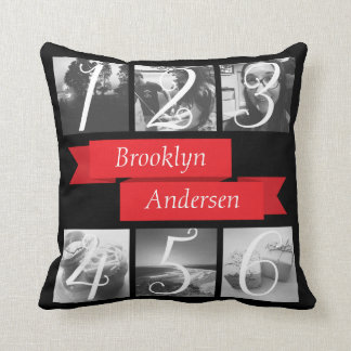 Custom Name Photo Create Your Own Cushion