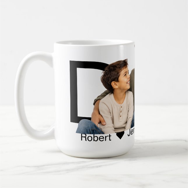 Custom Name & Photo Mug - The Perfect Personalised (Left)
