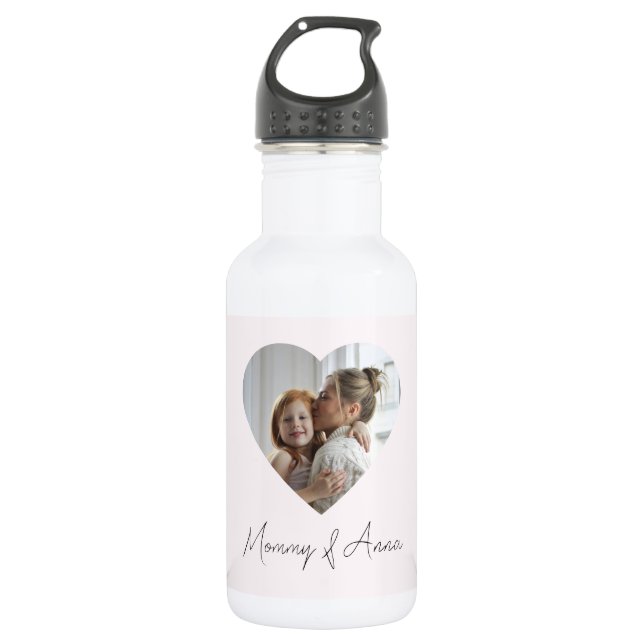 Custom Name & Photo | Personalised Water Bottle (Front)