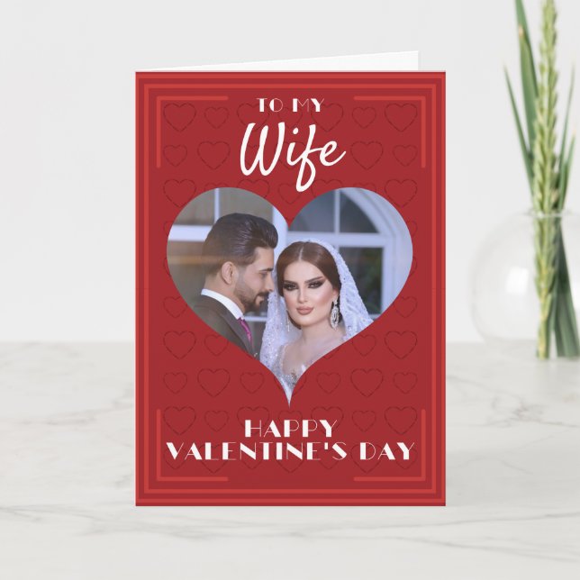 Custom Name & Photo Valentine Card (Front)
