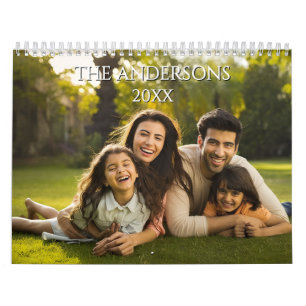 Custom Name & Photo Wall Calendar 2027