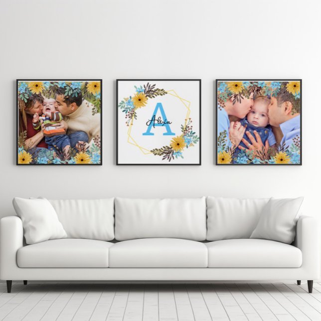 Custom Name photo Wildflowers Print  (Creator Uploaded)