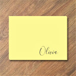 Custom Name Pick Background Colour Post-it Notes<br><div class="desc">Customise this design, change name or background colour and create your personalised Notes. You can TRANSFER this DESIGN on other Zazzle products and adjust it to fit most of the Zazzle items. You can also click the CUSTOMIZE button to add, delete or change details like background colour, text, font or...</div>