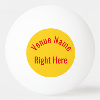 Custom Name Ping Pong Ball