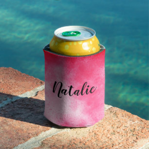 Custom Name Pink Cooler