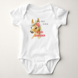 Custom Name Pink Pony You Are My Nuzzle Obsession Baby Bodysuit