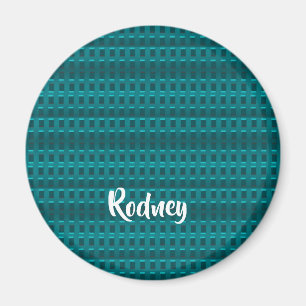 Custom name plastic blocks magnet