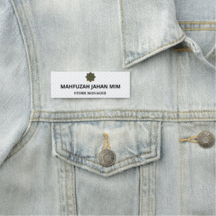 Custom Name Plates Magnetic Tags & Badges