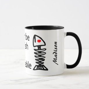 Custom name Poker Fish mugs