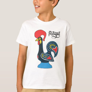 Custom Name Portugese Rooster T-Shirt