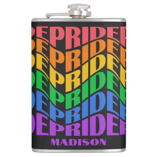Custom Name Pride Hip Flask