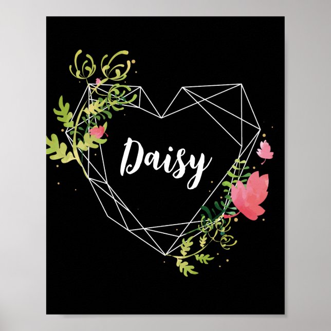 Custom Name Print | Modern Monogram Wall Art (Front)