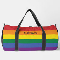 Custom Name Rainbow Flag