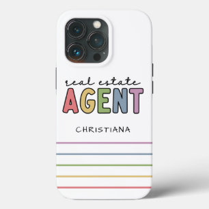 Custom Name Real Estate Agent   Realtor Gifts iPhone 13 Pro Case