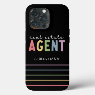 Custom Name Real Estate Agent   Realtor Gifts iPhone 13 Pro Case