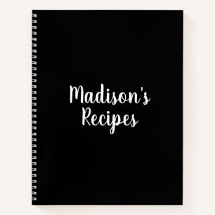 Custom Name Recipe Book Mother's day Birthday gift