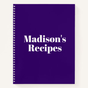 Custom Name Recipe Book Mother's day Birthday gift