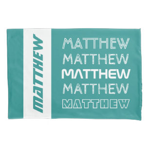 Custom Name - Repeating - pillow case
