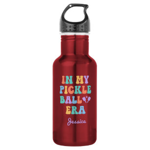 Custom Name Retro In my Pickleball Era  532 Ml Water Bottle