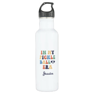 Custom Name Retro In my Pickleball Era 710 Ml Water Bottle