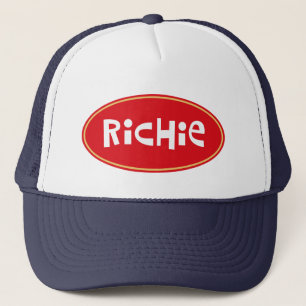 Custom name Richie Trucker Hat