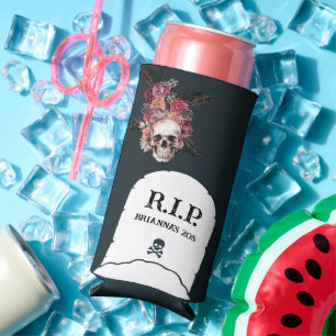 Custom name - RIP 20s (or any decade) birthday  Seltzer Can Cooler