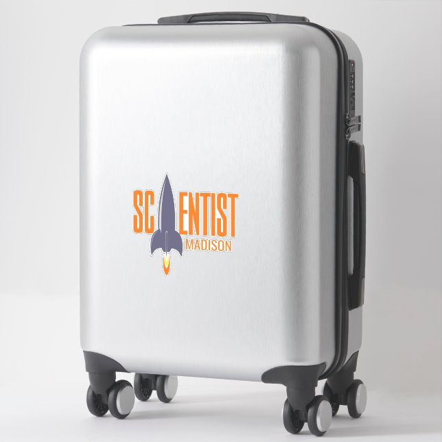Custom name Rocket Scientist (Suitcase)