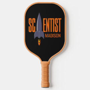 Custom name Rocket Scientist Pickleball Paddle