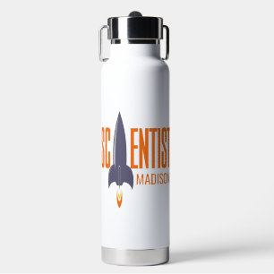 Custom name Rocket Scientist Water Bottle