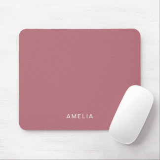 Custom Name Rose Gold Mouse Mat