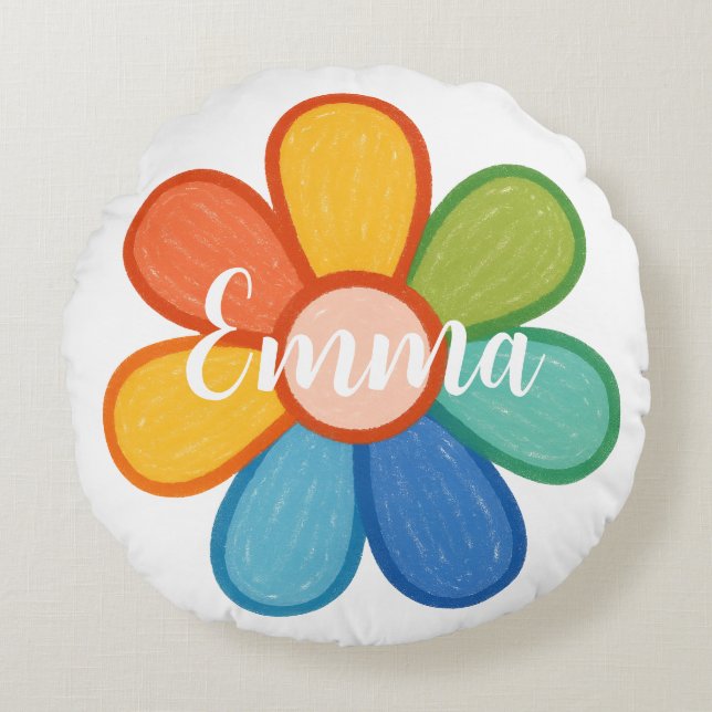 Custom Name Round Cushion (Front)