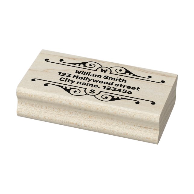 Custom Name Rubber Stamp (Stamp)