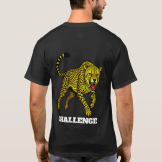 Custom Name SAMA Fierce Cheetah Back Print T-Shirt