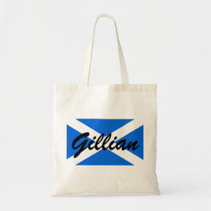 Custom Name Scottish flag bagbtcn Tote Bag