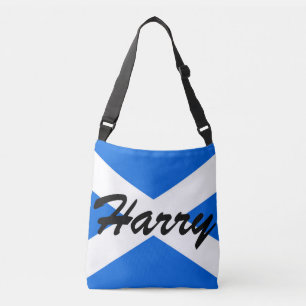 Custom name Scottish flag cbbcnt Crossbody Bag