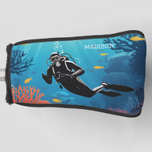 Custom Name Scuba Diver