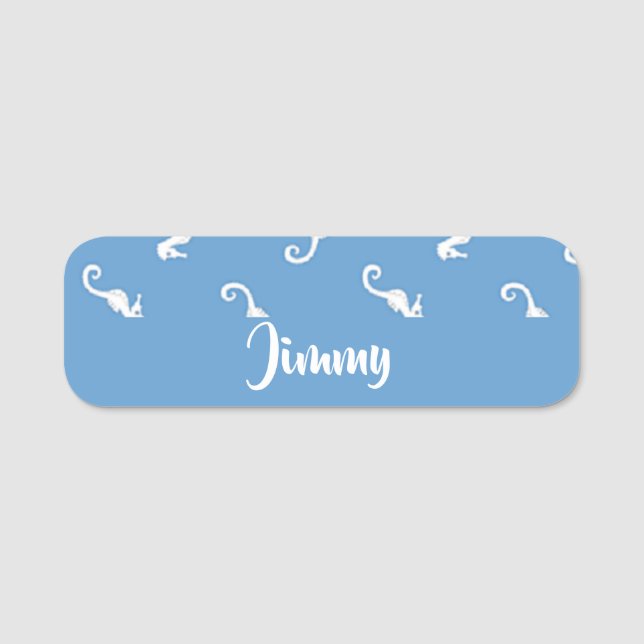 Custom name seahorses on tag (Front)
