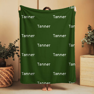 Custom Name Sherpa Blanket Warm Cozy Gift Idea