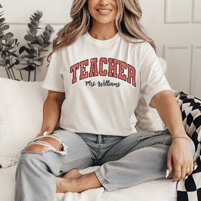 Custom Name Shirt for Teacher Appreciation Gift (teacher shirt, custom name shirt, gift for teacher, teacher gift, back to school shirt, teacher gift)