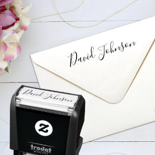 Custom Name Signature Personalised Self-inking Stamp