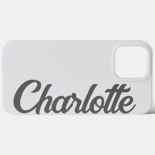 Custom Name Simple Modern Minimal Merry Christmas iPhone 13 Pro Max Case